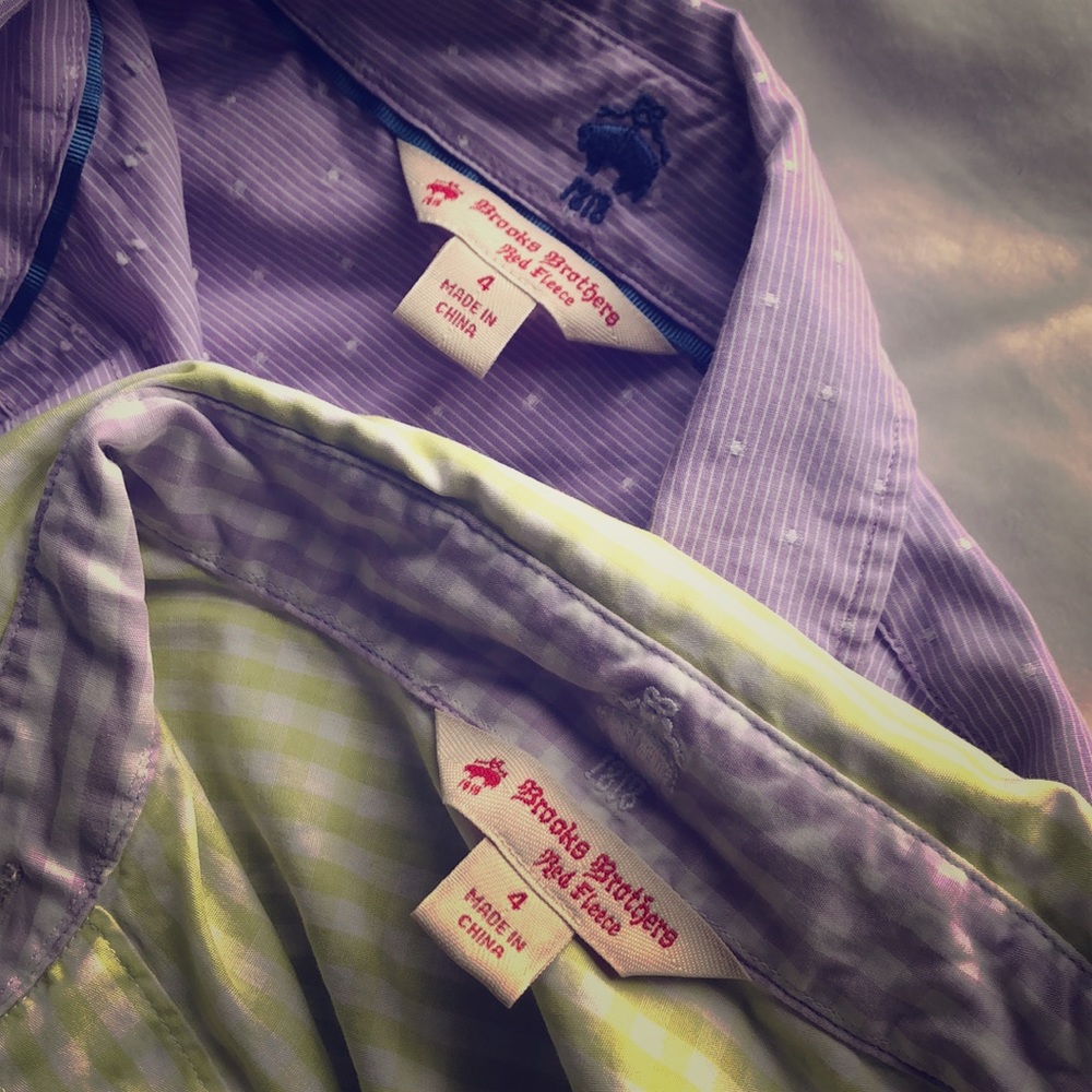 Three Brooks Brothers Shirts